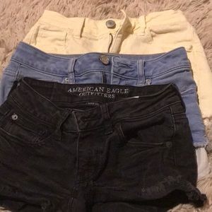 3 pairs American eagle shorts (bundle)